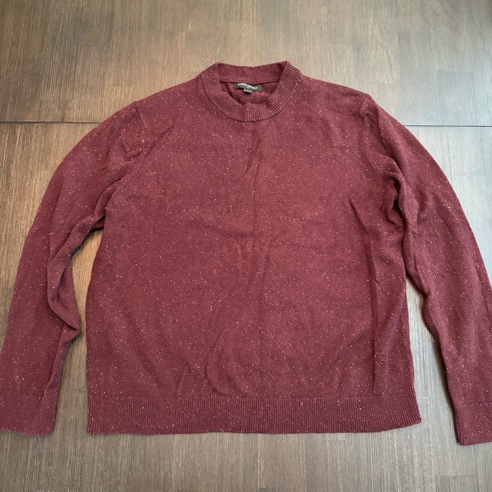Banana Republic Red Crewneck Sweater
